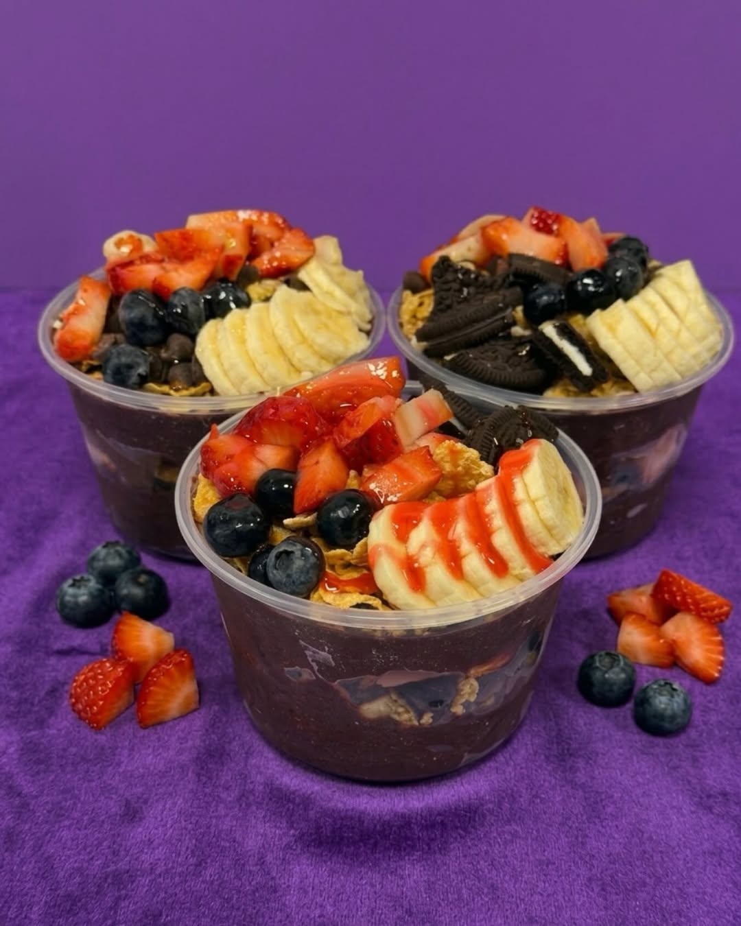 Açaí bowl close-up